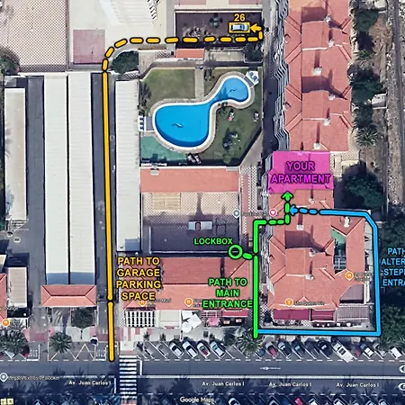 Apartment Jardin Canario Primera Linea De Playa *